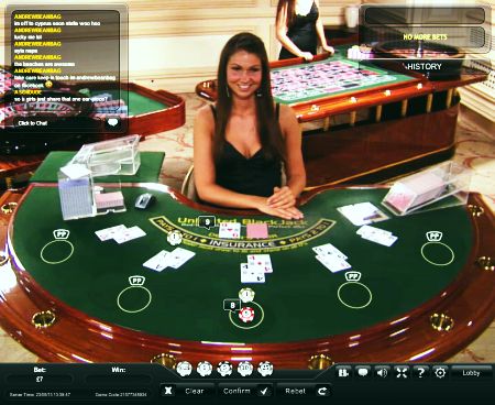 Online blackjack with real dealers